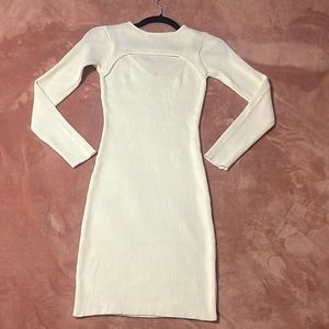 Cutout Sweater Bodycon Dress